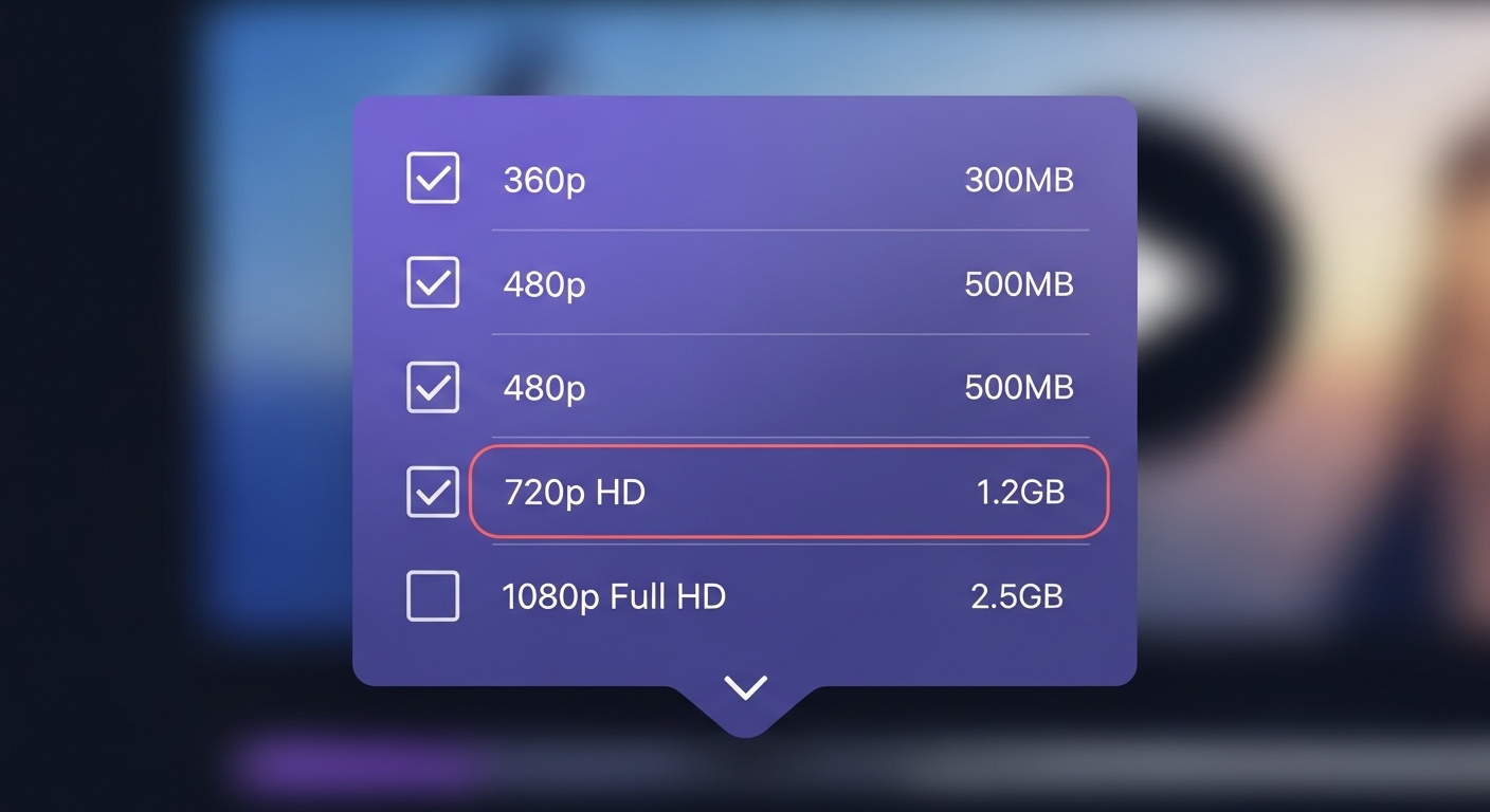 Instagram Video Quality Selection