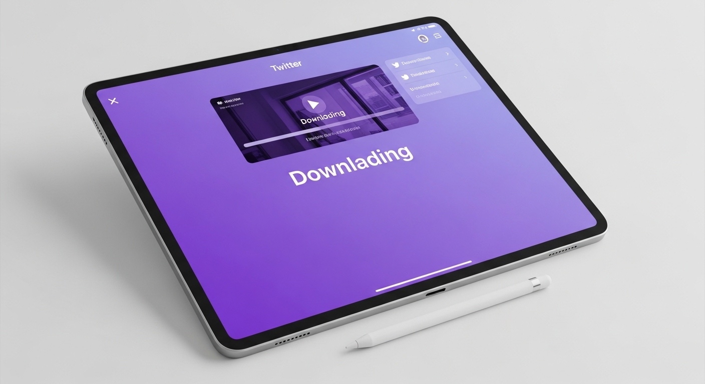 Download Twitter video on tablet devices