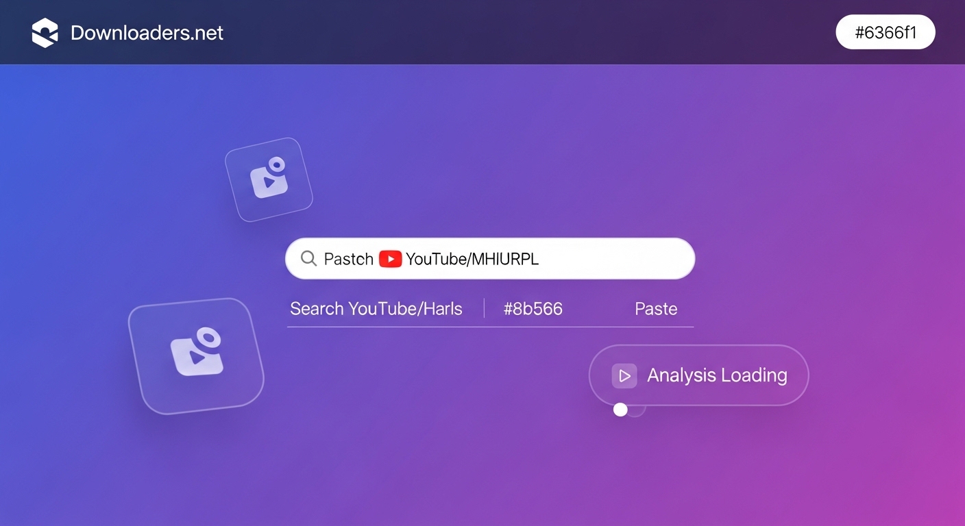 YouTube URL Pasting Interface