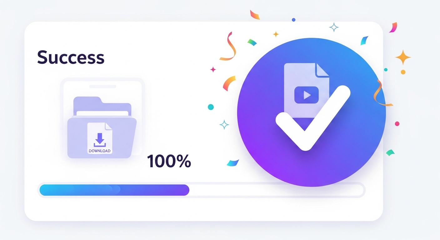 YouTube Video Downloading Completed