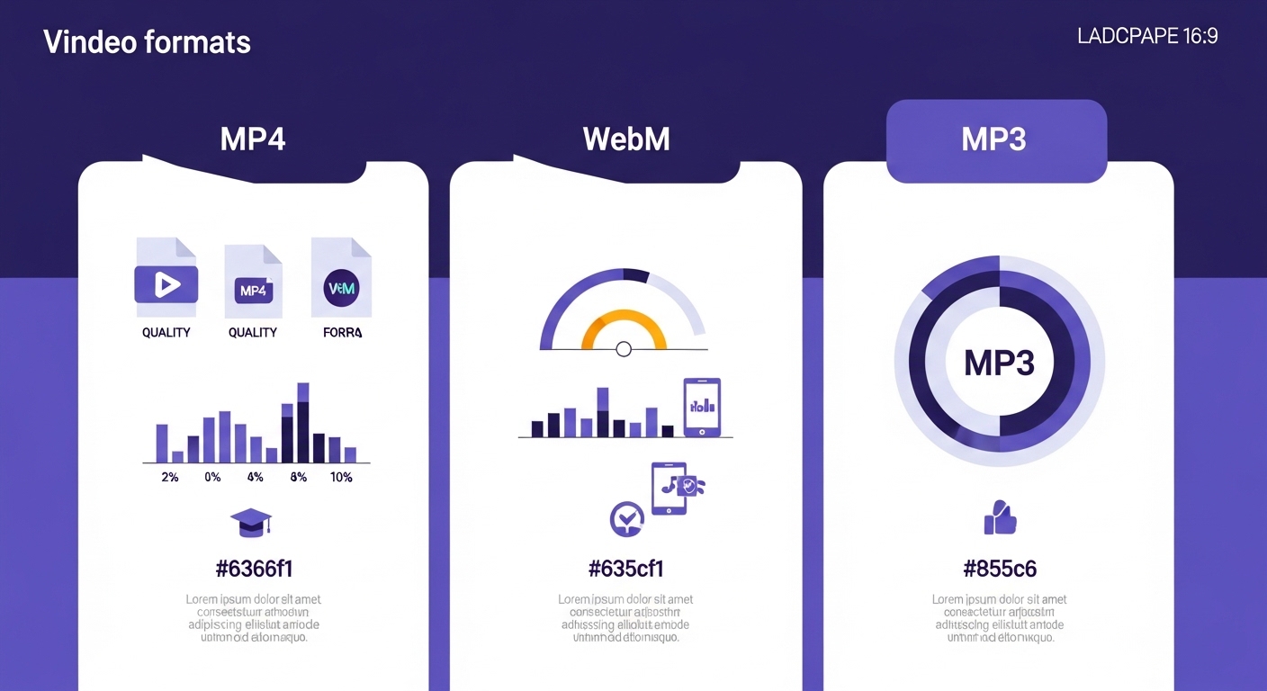 YouTube Video Format Comparison